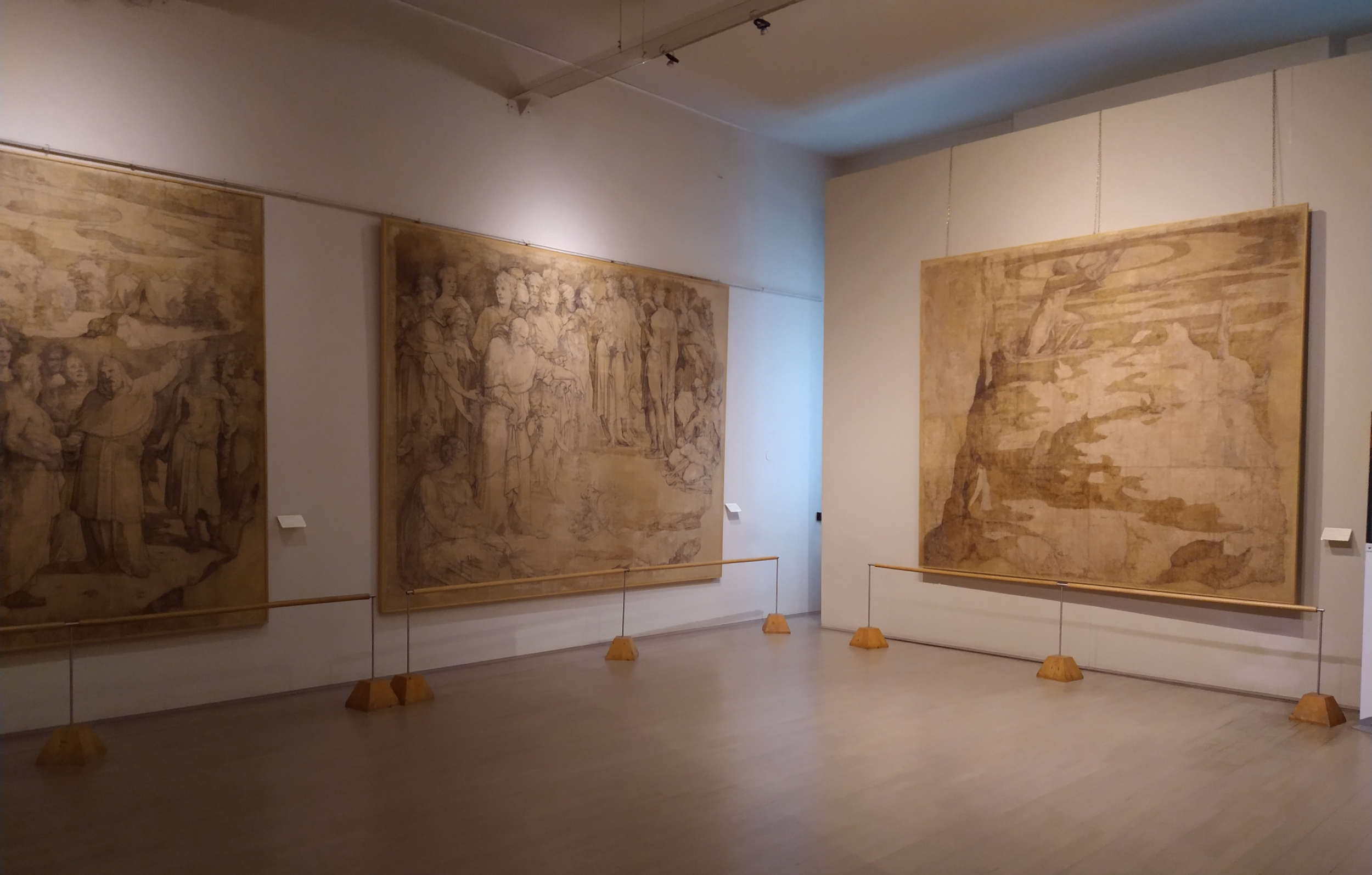 La salle qui conserve les bandes dessinées de Beccafumi