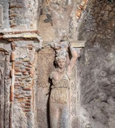 Tivoli, Villa d'Este eröffnet nach mehr als fünfzig Jahren Schließung und zwei Jahren Restaurierung die Grotte der Diana wieder